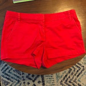 J. Crew red shorts size 10